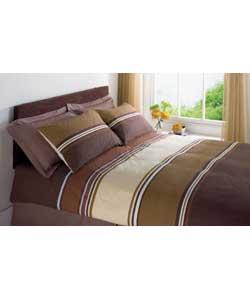 Tuscany King Size Duvet Cover Set - Brown