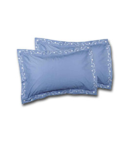 Tuscany Oxford Pillowcase - Blue