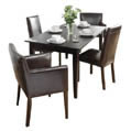 Tuscany Pair of Dining Chairs - chestnut