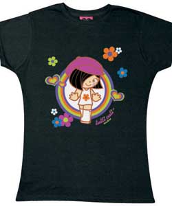 Unbranded Tutti Cuti Carnaby Black T-Shirt - Medium/Large