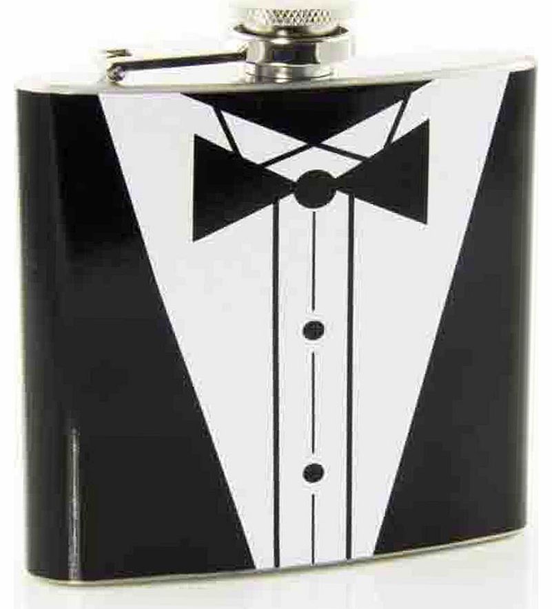 For the refined drinker... Definitely one for dapper chaps, this nifty hip flask will always be dressed and ready to go!