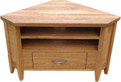 This TV/Video unit is from our Wealden Range. It has one drawer for storage with cast metal handle