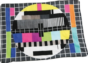 Unbranded TV Test Card Blanket