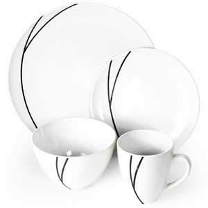 Twiggi White Dinner Set
