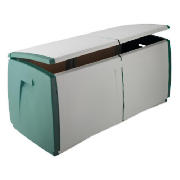 Unbranded Twin Cushion Box - Stone/Green