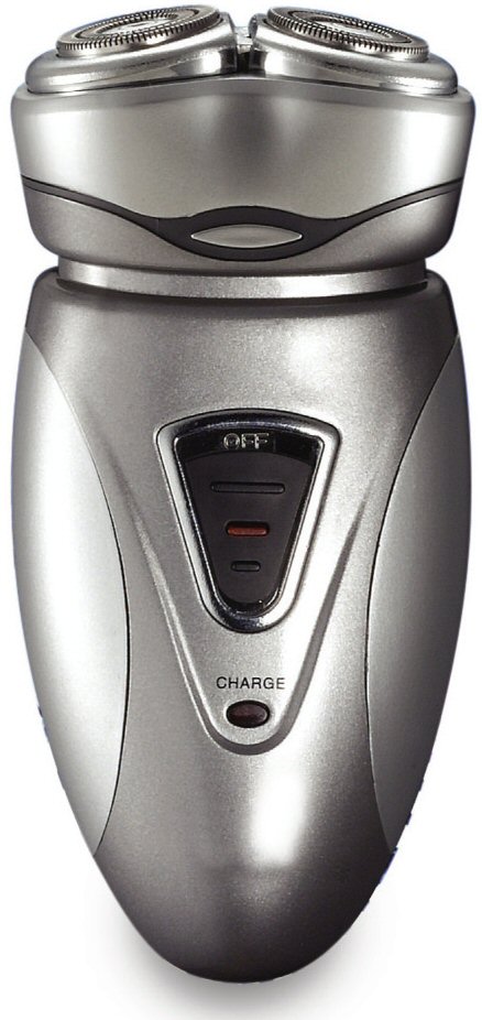 Includes FREE protective pouch and charging stand. Uniquely designed, this twin head shaver captures