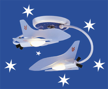 Twin Shuttles Bedroom Light