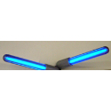 Twin Sticks Blue Neon