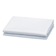 Unbranded Twinpack Sheeting King Colour White