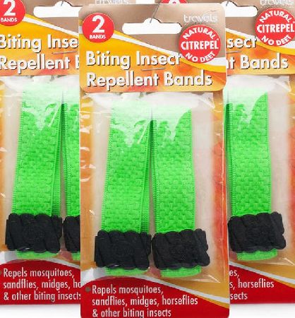 Unbranded Two Anti Mosquito Wrist Band 3 Pack