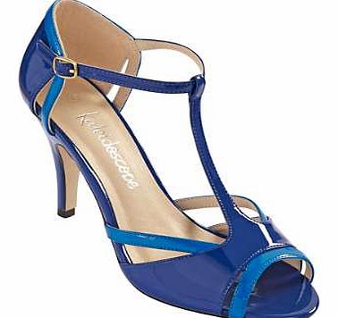 This smart yet totally stylish two colour patent t-bar is stunning. Perfect footwear to add a little colour to your wardrobe this season. Shoes Features: All: Other materials Heel height approx. 8 cm (3 ins) This item is part of our exclusive Sprin