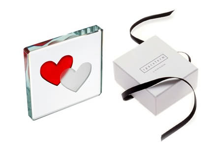 Unbranded Two Hearts Miniature Token