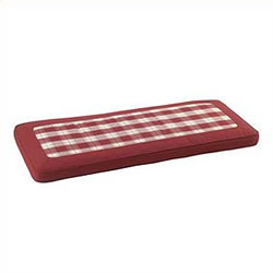 Unbranded Two Seater Bench Cushion - Terracotta