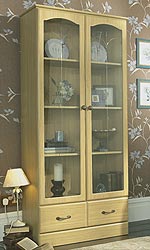 Two Tall China Bookcase