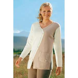 Unbranded Two-Tone Tunic Style Sweater