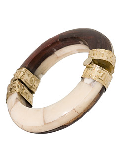 Two Tone Wooden Bangle