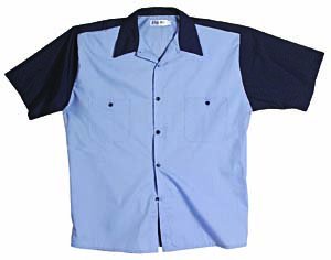 Lightweight cotton short sleeved shirt