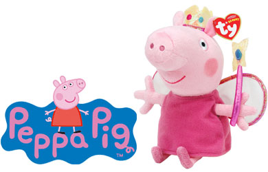 Unbranded Ty Beanie - Peppa Pig Princess