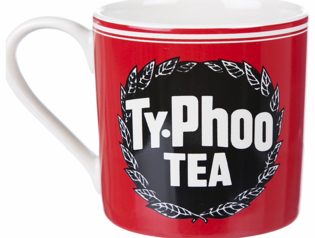 The T that stands for taste - well cheers to that! This awesome Ty.Phoo mug is the perfect way to flaunt some retro appreciation for the nations favourite drinks. Milk and 2 please!