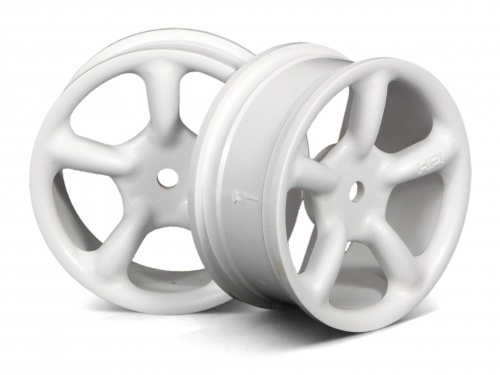 Unbranded Type R5 Wheel (24mm White) (2Pcs)