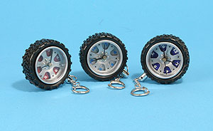 Unbranded Tyre Keyring Clock