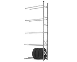Unbranded Tyre racking 5 shelf extension bay