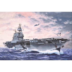 U.S.S. Enterprise plastic kit from German specialists Revell. This type of aircraft carrier was deve