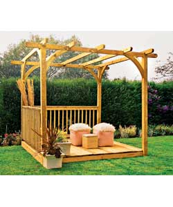 Unbranded Ultima Pergola with Deck