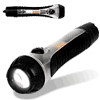 The DXT200 is the ultimate dual-powered emergency torch. It works with or without batteries, it`s