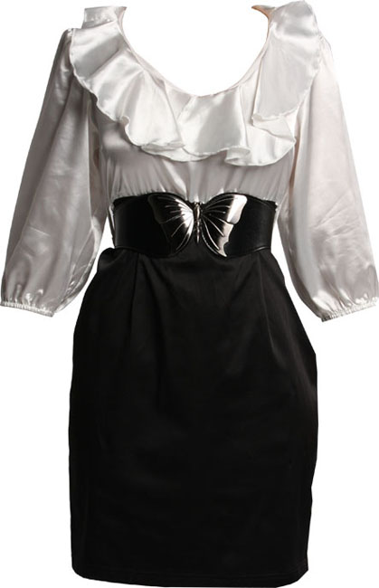Unbranded Uma blouse and skirt dress with belt