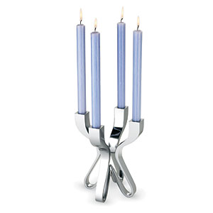 The Beautifully designed Chorus Candelabra is so sleek that it fits perfectly into any contemporary