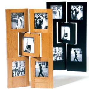 Umbra Elix Multi Picture Frame in Black to Hold