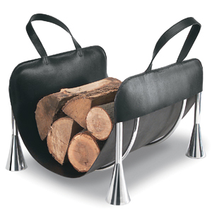 Umbra Madera Contemporary Fireplace Metal Log