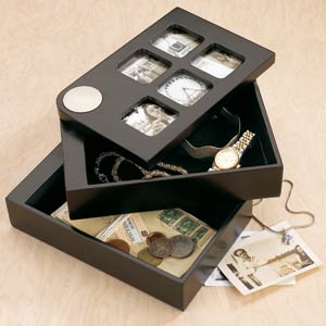 Umbra Pillar Photo Storage Box with Magnetic