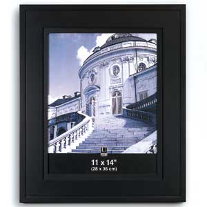 Umbra Sera Contemporary Black Wood Picture Frame