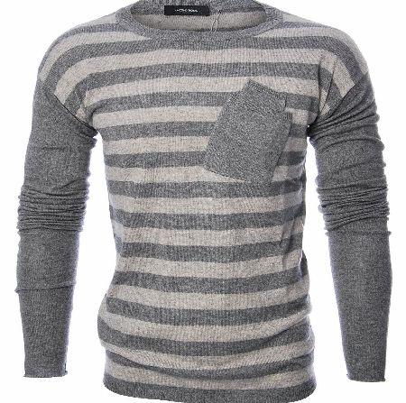 Unbranded Unconditional Striped Crew Neck Jumper