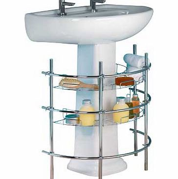 Unbranded Under Sink Storage Unit - Chrome
