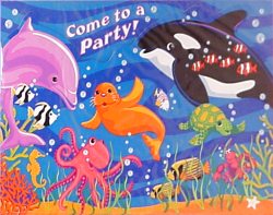 Under the sea - Invitations pack of 8