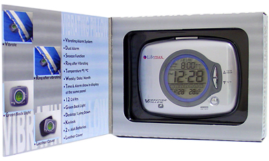 Designed for those with hearing impairments who struggle to hear alarm clocks. Features a snooze
