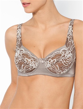 Unbranded Underwired Embroidered Tulle Bra