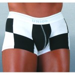 Unico chequered flag anatomically designed underpants.