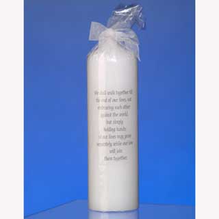 Unbranded Unity Candle - We Shall Walk Together