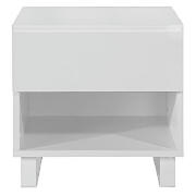 Unbranded Urban 1 Drawer Bedside Chest, White