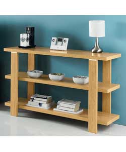 Unbranded Urban Oak Effect 3 Tier Shelving Unit