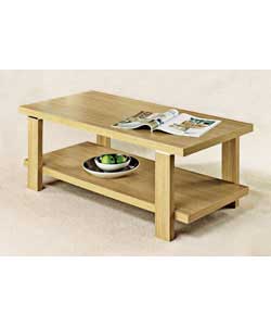 Unbranded Urban Oak Finish Coffee Table