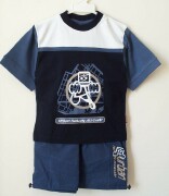Urban T-Shirt and Shorts- Blue - 5/6 yrs