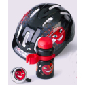 This great gift set includes a helmet, bottle an