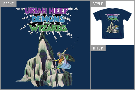 Unbranded Uriah Heep (Demons and Wizards) T-Shirt phd_PH5564
