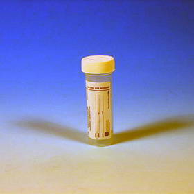 Unbranded Urine Bottle with White Lid 27ml