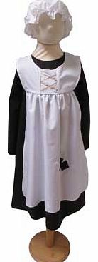 A Victorian urchin smock style dress designed with an integral apron and also a mop cap. Machine washable Suitable for height 116 to 128cm. For ages 6 years and over. Polyester. EAN: 5014568225268. WARNING(S): Not suitable for children under 3 years 